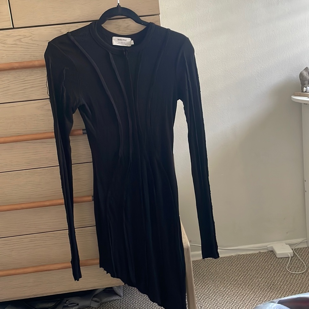 Sami Miro Vintage black Assym mini dress